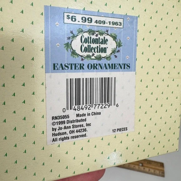 24 Vtg 1999 Spring Easter Small Resin Ornaments Gardening Grannycore Grandmacore - Picture 7 of 9